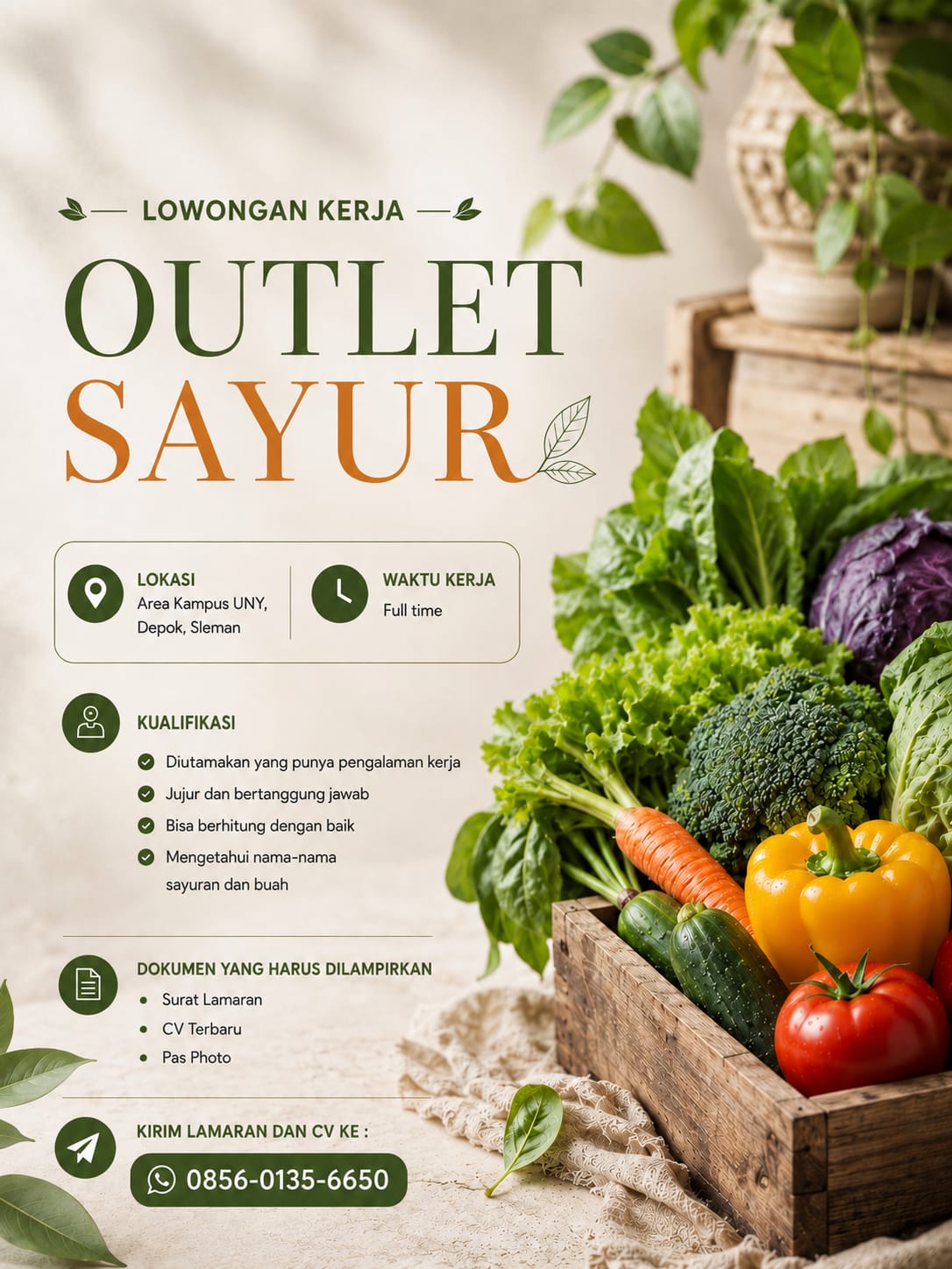 Penjaga Otlet Sayur (update)