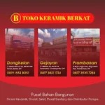 Logo Toko Keramik Berkat