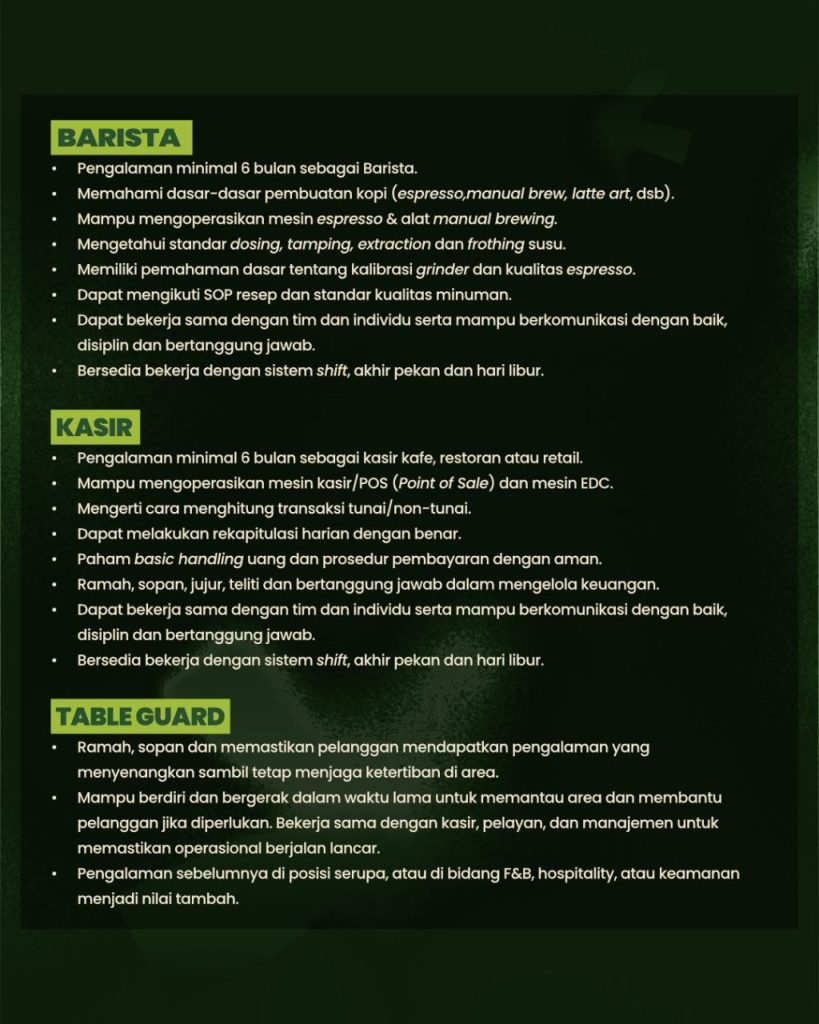 Poster lowongan Tala Bumi Group