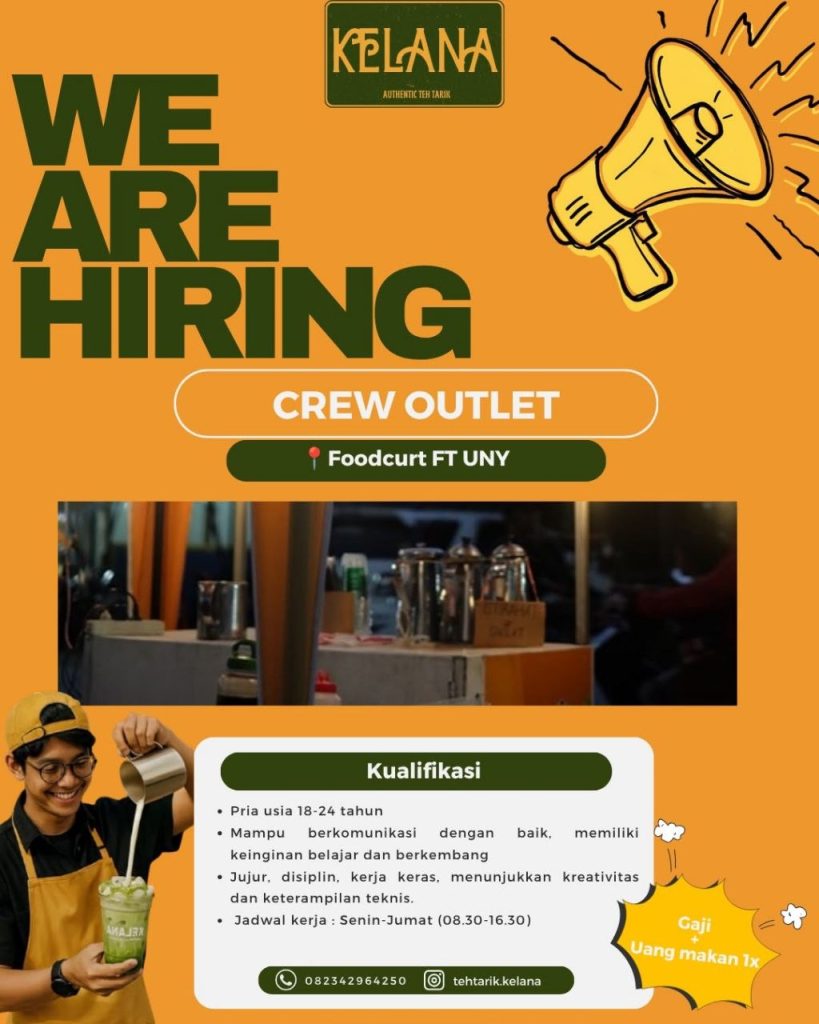 Poster lowongan KELANA
