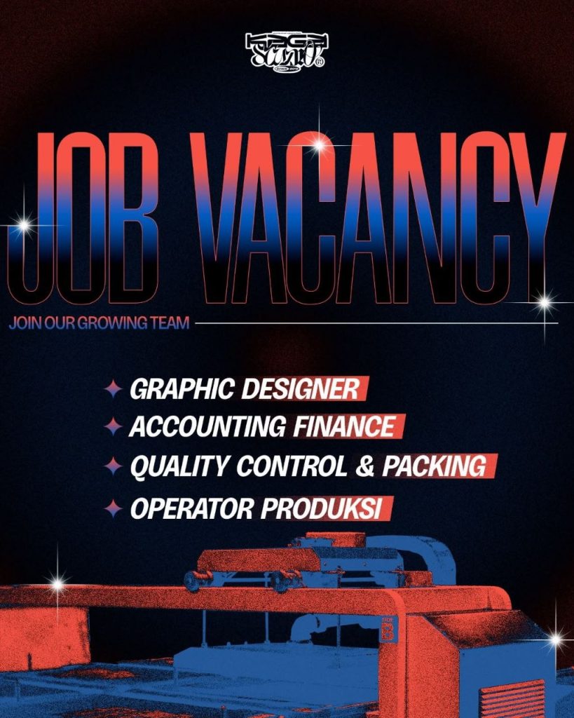 Poster lowongan Kappa Studio