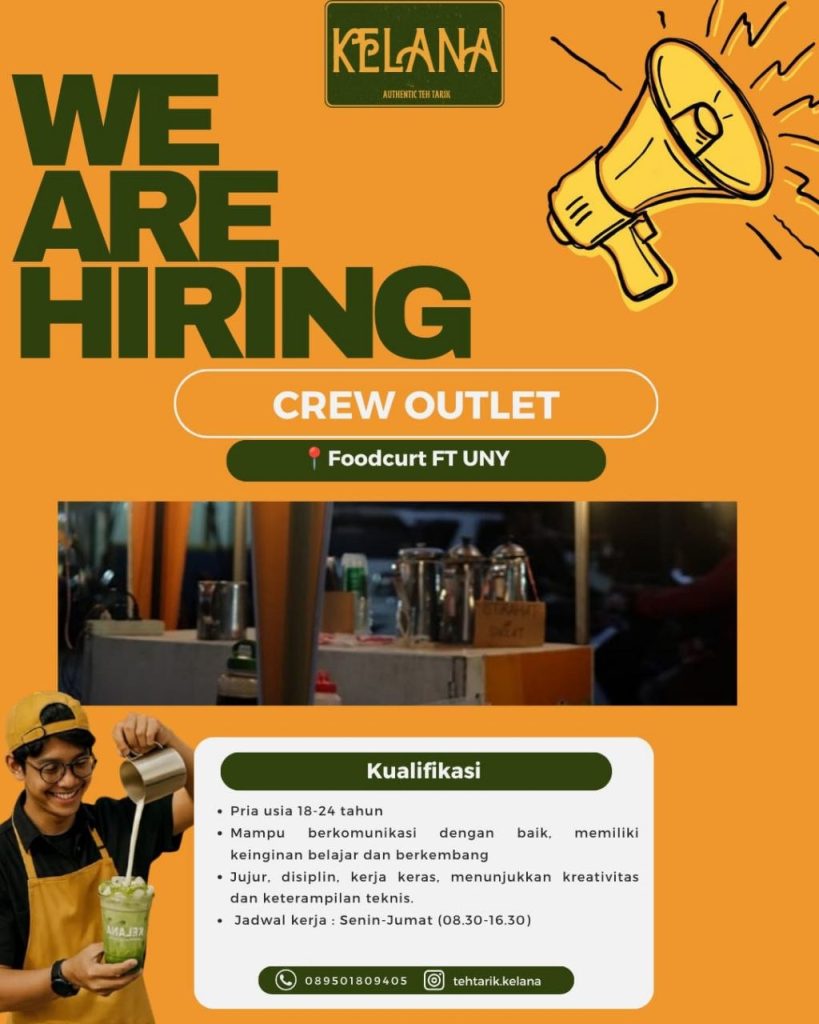 Poster lowongan KELANA