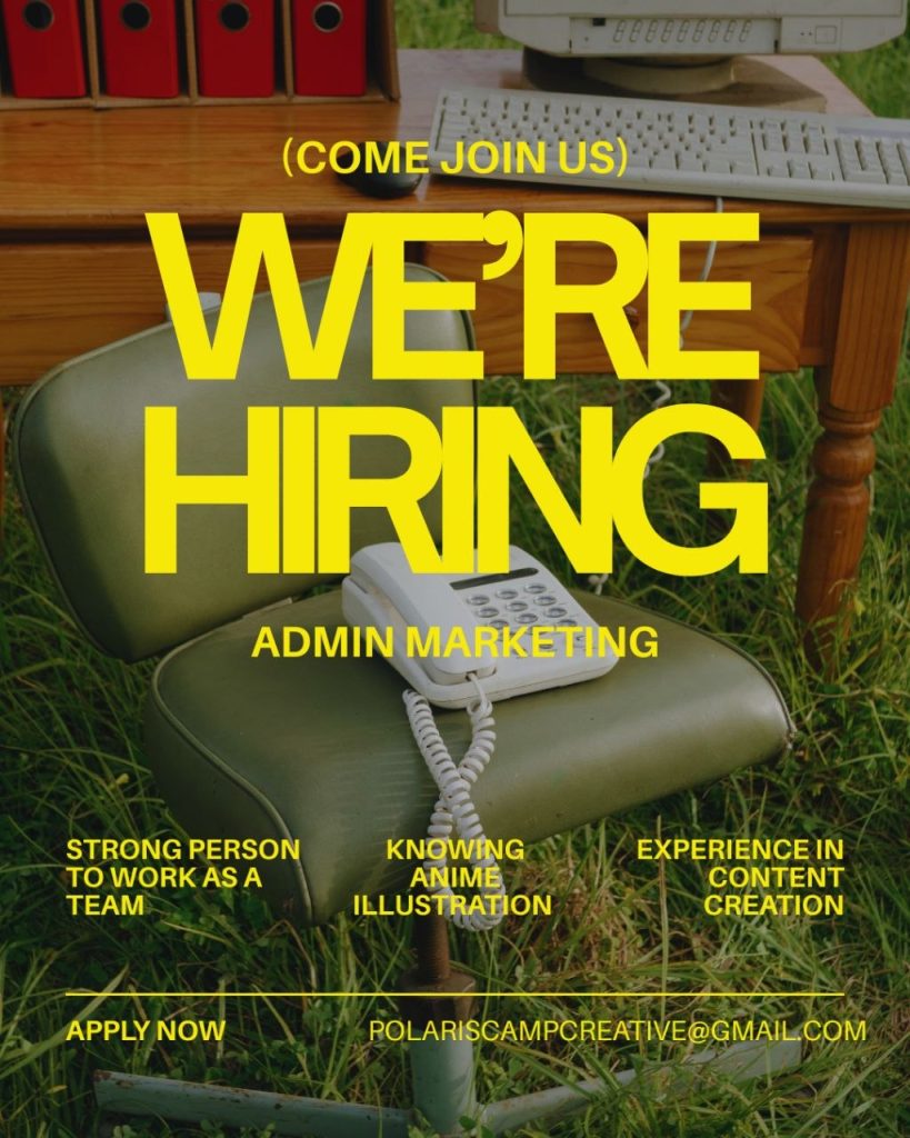 Poster lowongan LOKER JOGJA