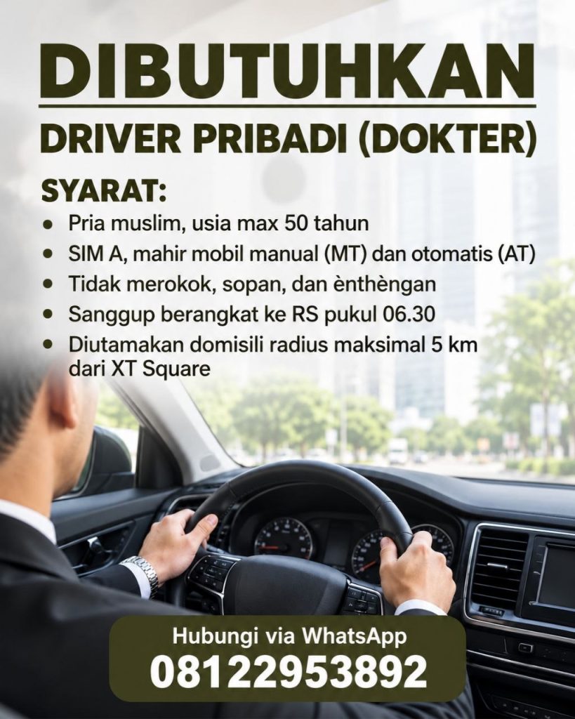 Poster lowongan LOKER JOGJA