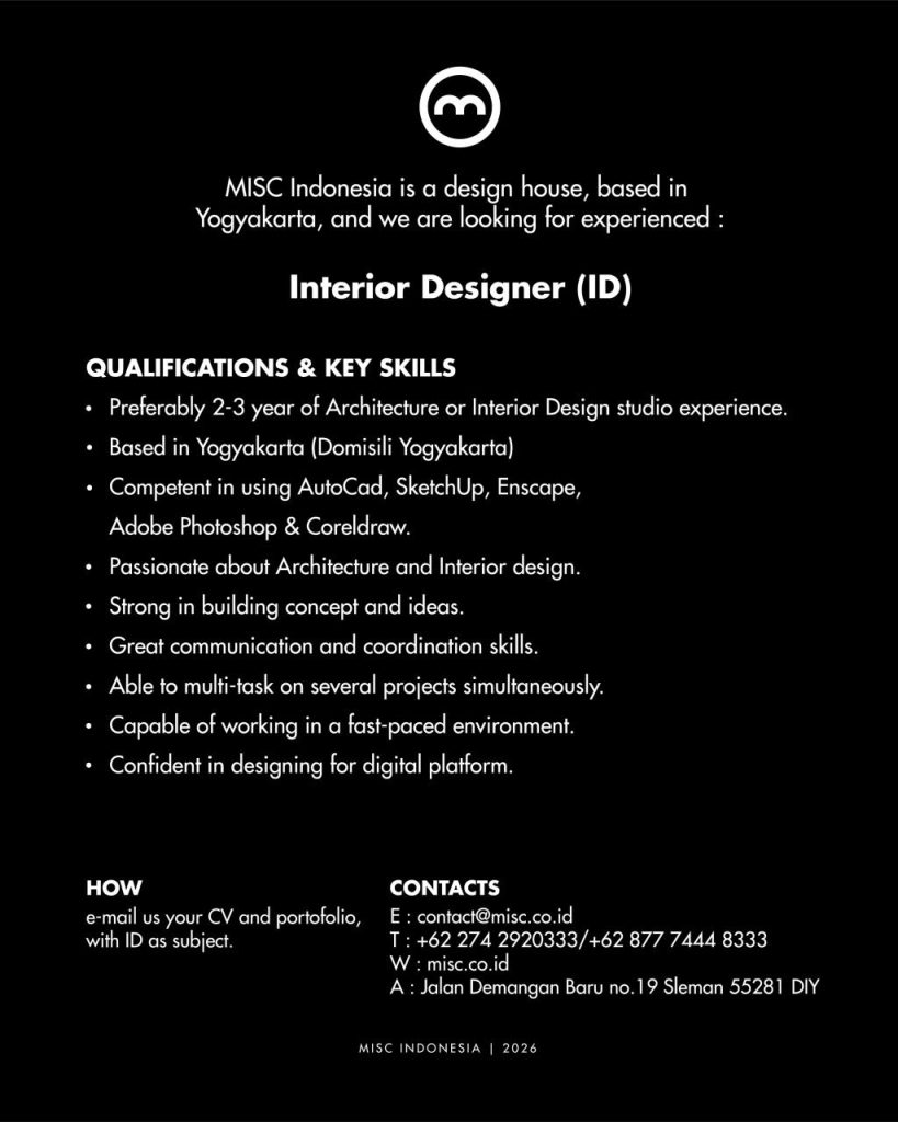 Poster lowongan MISC Indonesia
