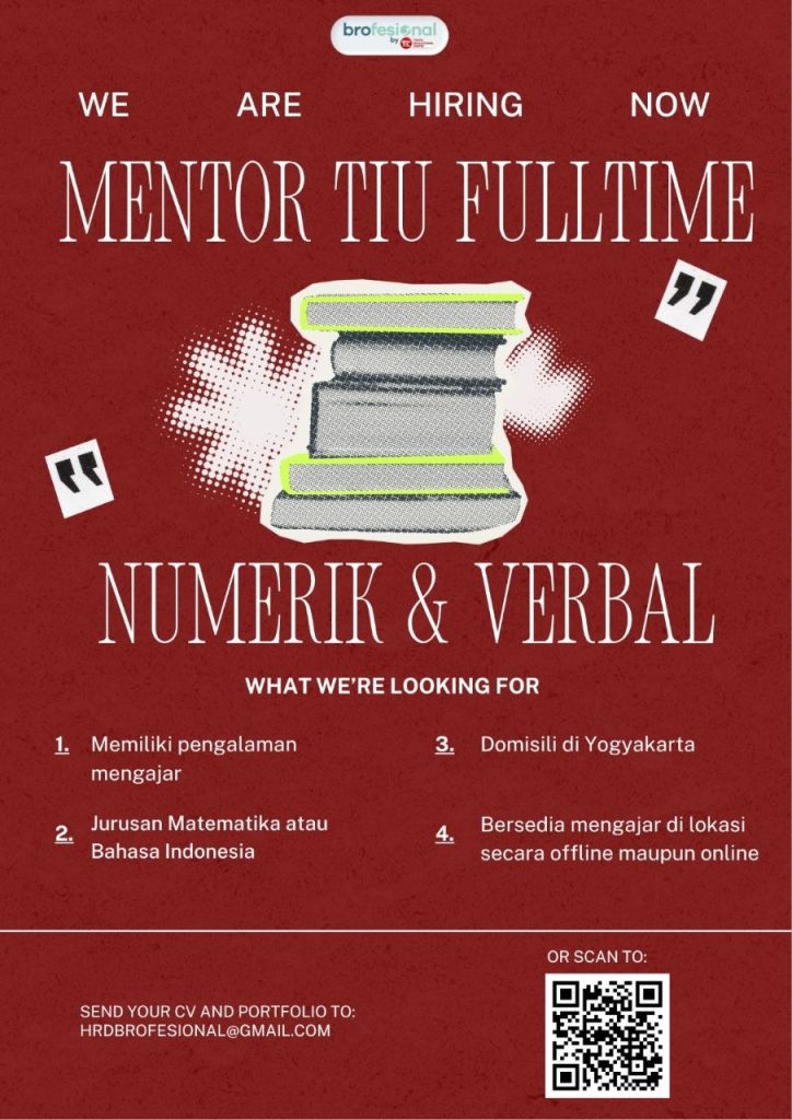 Poster lowongan brofesional by Qerja