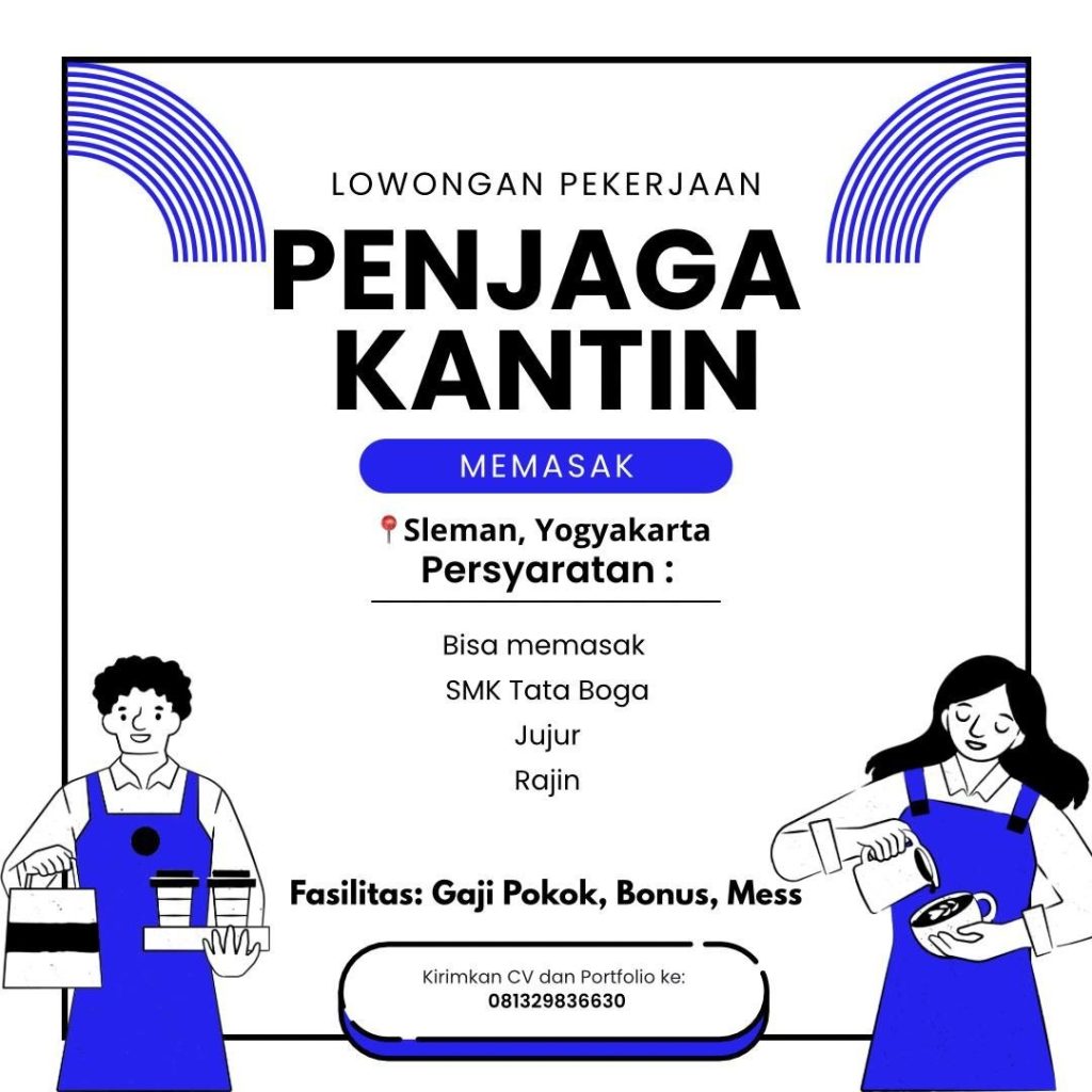 Poster lowongan LOKER JOGJA